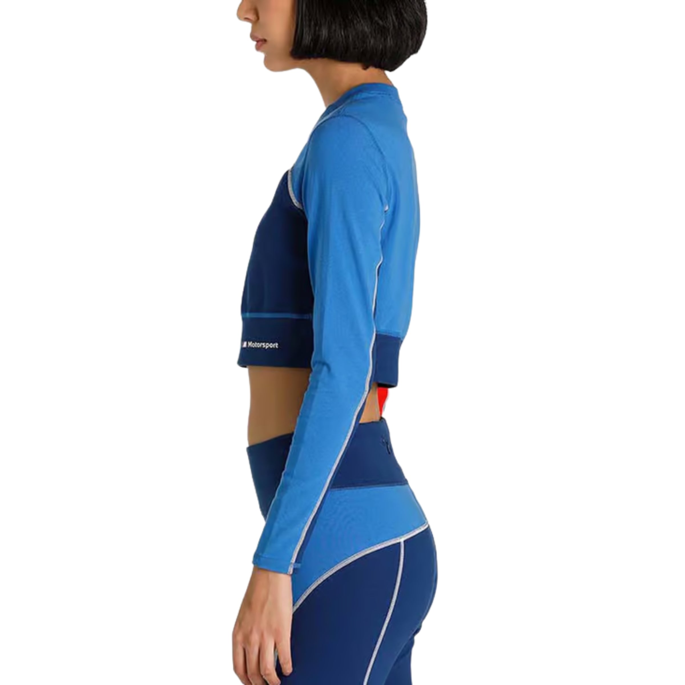 Puma T-Shirt Ladies L/S Bmw Mms Estate Blue